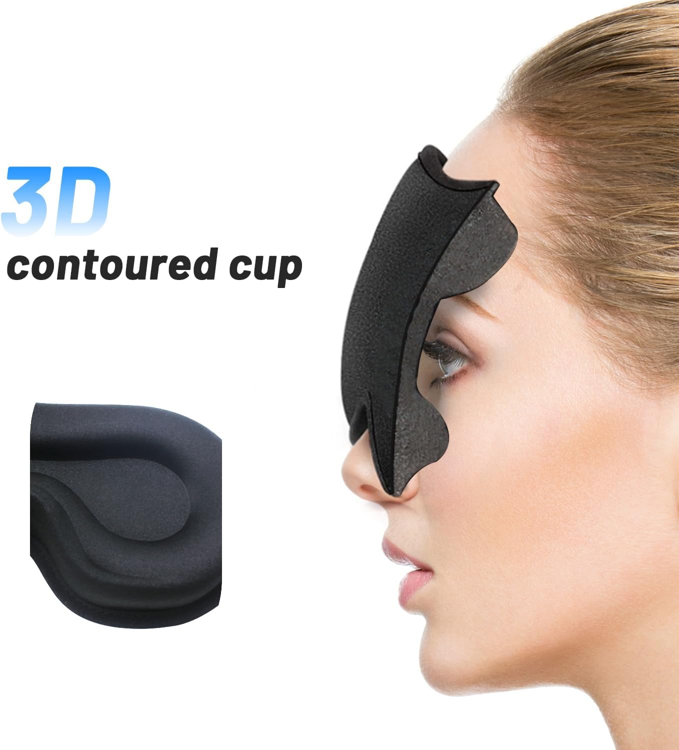 SD Tross 3D Sleep Mask for Side Sleeper