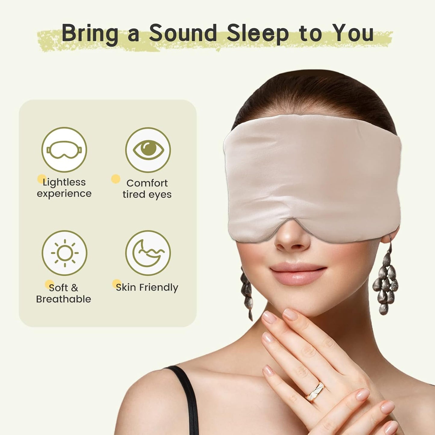 SD Breesze 100% Handmade Bamboo Sleep Mask 