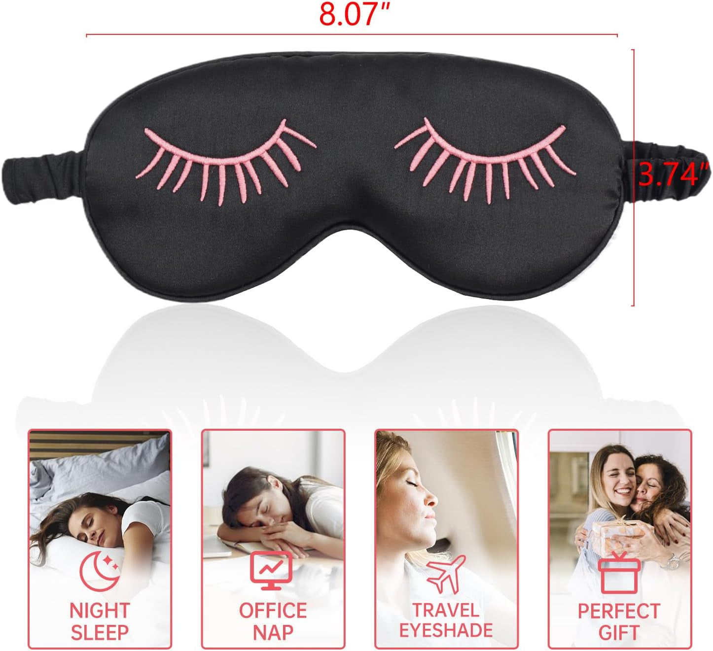 SD LER 4 Pack Sleep Mask 